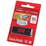 Capless 16GB Genuine SanDisk Cruzer Z36 Flash Drive Stick Pe