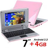 7" Android 2.2 OS WiFi Mini Netbook Laptop Notebook w/ CPU 8