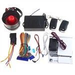 One-way Car Alarm System Security System with 2 One-way Remo